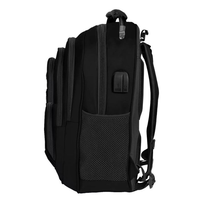 Mochila Grande Executiva Viagem Notebook Resistente a água Saída para Carregador USB Fone de Ouvido Masculina Feminina