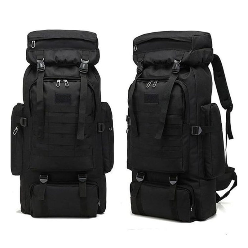 Mochila Cargueira Tática Esportiva 80L Masculina Feminina Reforçada Impermeável Trilhar Viagem