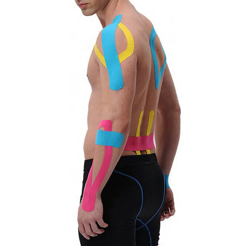 Fita Kinésio Bandagem Elástica Esportiva Muscular Fisioterapia 5 Metros