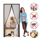 CORTINA MAGNÉTICA TELA MOSQUITEIRA FECHAMENTO AUTOMÁTICO PERNILONGO MOSCA 100X210CM