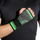 Kit 2 Munhequeira De Punho Elástica Ajustável Tendinite Órtese Alta Compressão