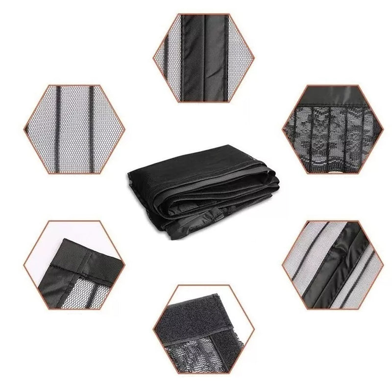 CORTINA MAGNÉTICA TELA MOSQUITEIRA FECHAMENTO AUTOMÁTICO PERNILONGO MOSCA 100X210CM