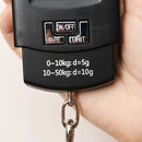 Balança Portátil Digital de Mão Com Gancho Mala Bagagem Pesca Alça Mala Até 50kg Alta Precisão