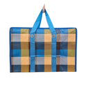 Bolsa Mala Sacola Feira Viagem Armazenamento Multiuso Dobrável em Lona Impermeável com Ziper