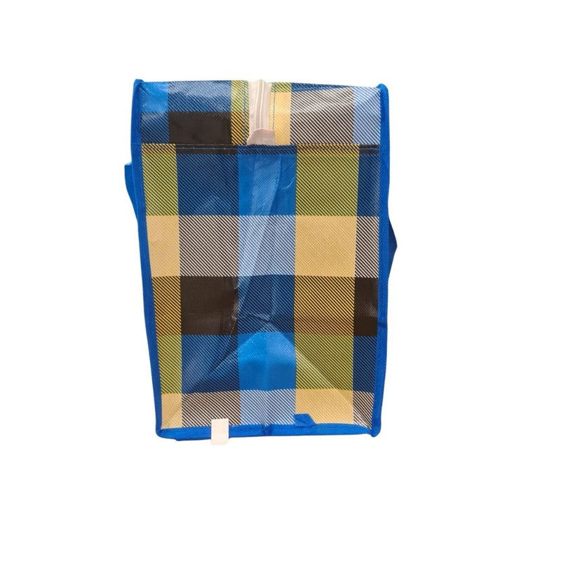 Bolsa Mala Sacola Feira Viagem Armazenamento Multiuso Dobrável em Lona Impermeável com Ziper