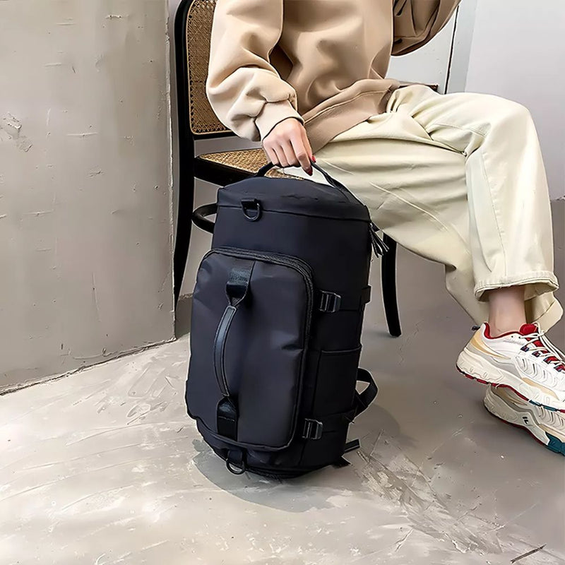 Bolsa Mala Viagem Esportiva Fitness Academia Vira Mochila