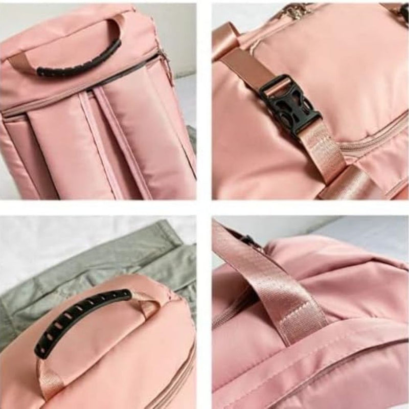 Bolsa Mochila Mala Fitness Treino de Viagem Academia Alça Transversal Compartimento para Sapato