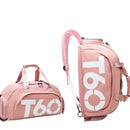 Bolsa Mochila Mala Fitness Treino de Viagem Academia Alça Transversal Compartimento para Sapato