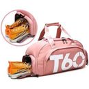 Bolsa Mochila Mala Fitness Treino de Viagem Academia Alça Transversal Compartimento para Sapato