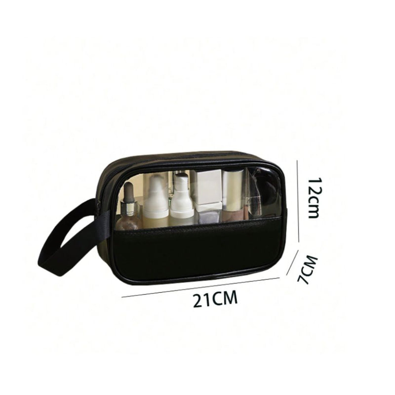 Bolsa Necessaire Organizadora Estojo Portátil Higiene Pessoal para Viagem Cosméticos Maquiagem