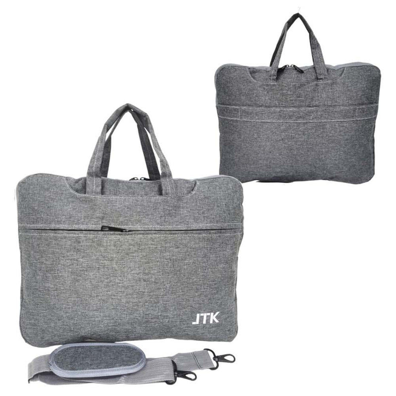 Bolsa Pasta Maleta para Notebook Multifuncional Forrado com Alça de Mão e Transversal Removível Impermeável