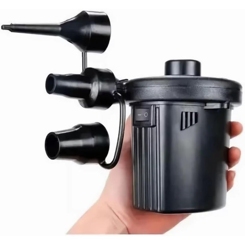Bomba De Ar Elétrica Encher Colchão Boia Piscina Bomba Pneumática 12V Bicos Bivolt