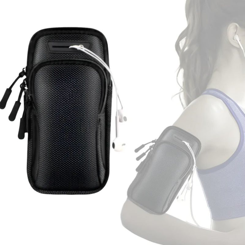 Braçadeira Esportiva Pochete Bolsa de Braço Impermeável Alça Ajustável para Celular acessórios Corrida Caminhada Treino
