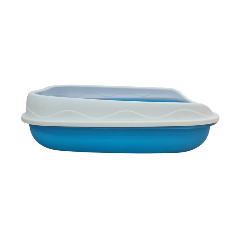 Caixa de Areia Banheiro Higiênica Bandeja Para Pets Gatos com Borda + 1 Pá Coletora