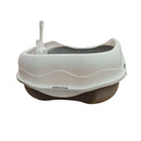 Caixa de Areia Banheiro Higiênica Bandeja Para Pets Gatos com Borda + 1 Pá Coletora Tamanho Grande