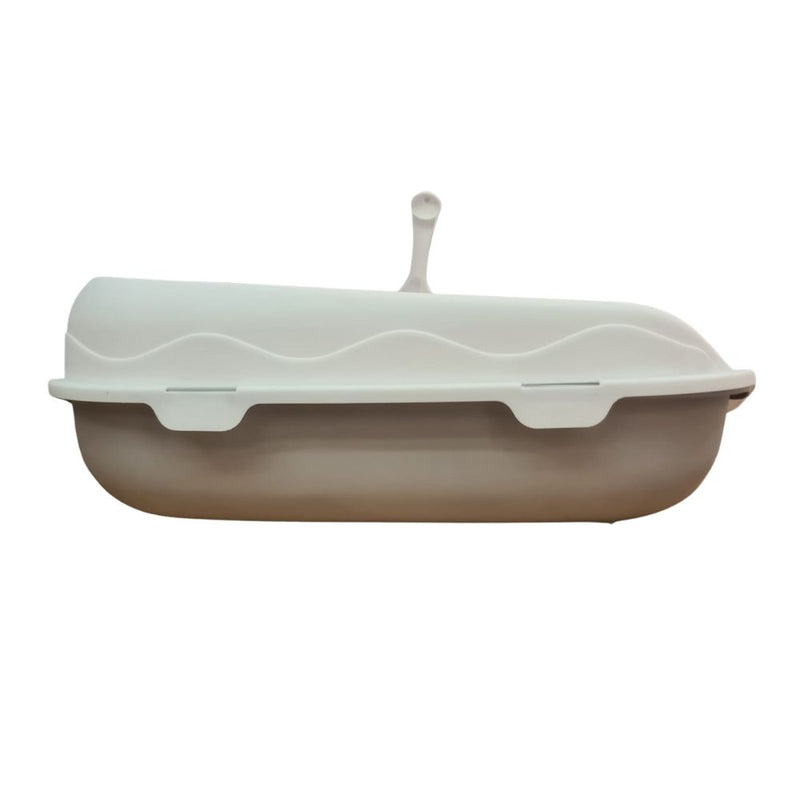 Caixa de Areia Banheiro Higiênica Bandeja Para Pets Gatos com Borda + 1 Pá Coletora Tamanho Grande