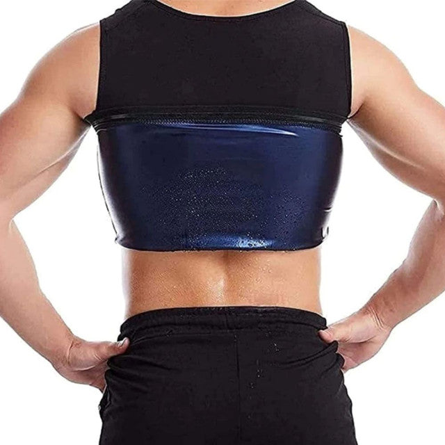 Regata Modeladora Cinta Térmica com Efeito Sauna Redutor com Zíper Academia Exercícios