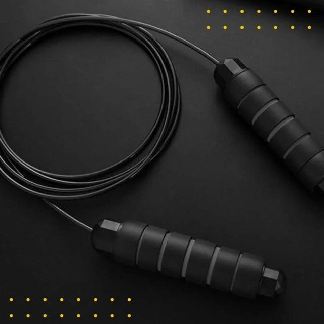 Corda de Pular Ajustável Fitness Academia Treino Funcional Resistente 2,8m