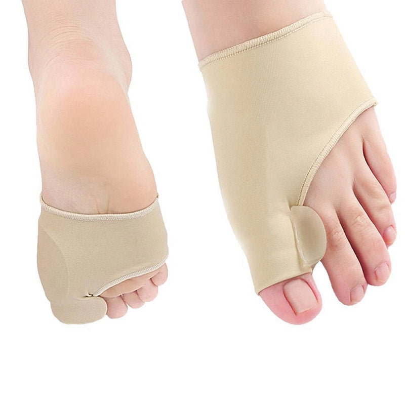 KIT PAR DE MEIAS PROTETOR ORTOPÉDICOS CORRETOR DE JOANETES COM SEPARADOR DE DEDOS
