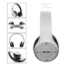 Fone De Ouvido Headphone Sem Fio Wireless Bluetooth Dobrável Com Microfone Regulável Isolamento de Ruído
