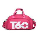 Bolsa Academia Fitness DK Mala de Viagem Mochila Transversal Treino