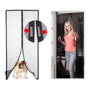 CORTINA MAGNÉTICA TELA MOSQUITEIRA FECHAMENTO AUTOMÁTICO PERNILONGO MOSCA 100X210CM