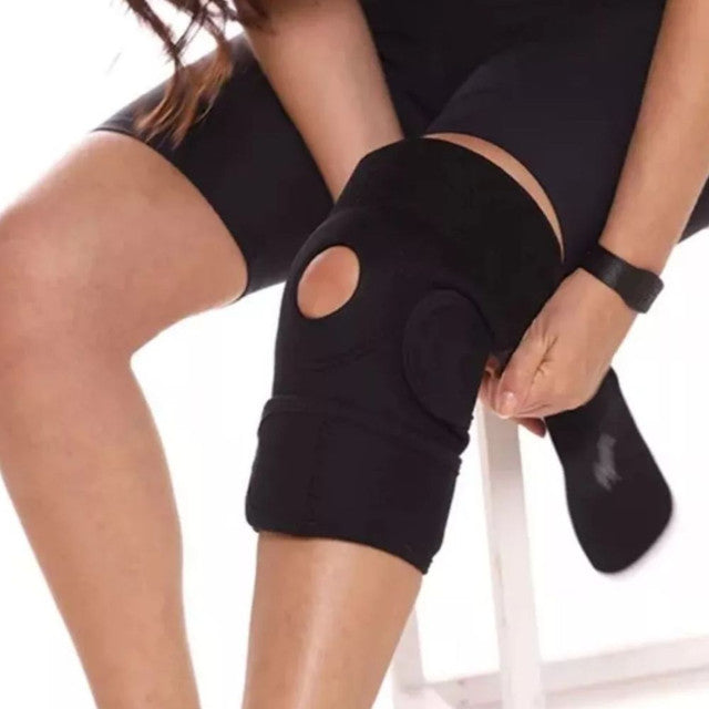 Joelheira Ortopédica Ajustável com Reforço Patelar