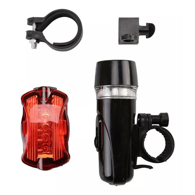Kit Farol Lanterna LED Bike Bicicleta Traseira e Dianteira