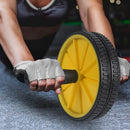 Kit Fitness Portátil - Roda Dupla Abdominal + Elásticos Multi‑Tarefas Resistente para Exercícios Academia Treino em casa