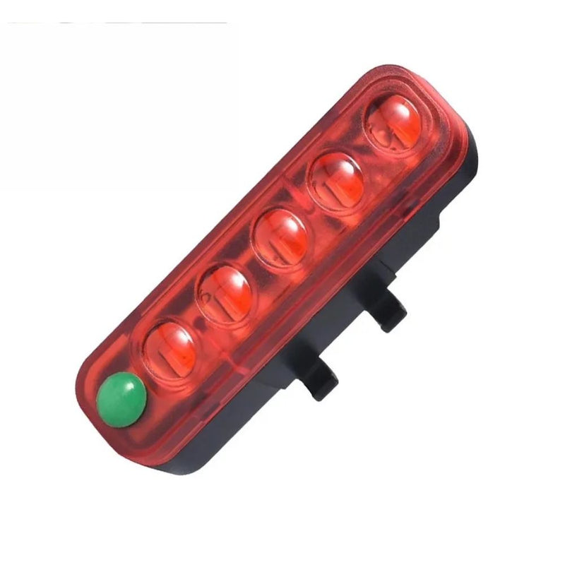 Kit Lanterna Sinalizador Dianteiro e Traseiro Iluminação Noturna Recarregável USB para Bicicleta Bike