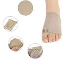 Kit Ortopédico 1 Par de Palmilhas para Fascite Plantar + 1 Par de Meias Protetoras com Separador de Joanetes
