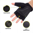 Par de Luva De Treino Para Academia Ajustável Grip Fitness