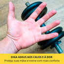 Par de Luva De Treino Para Academia Ajustável Grip Fitness