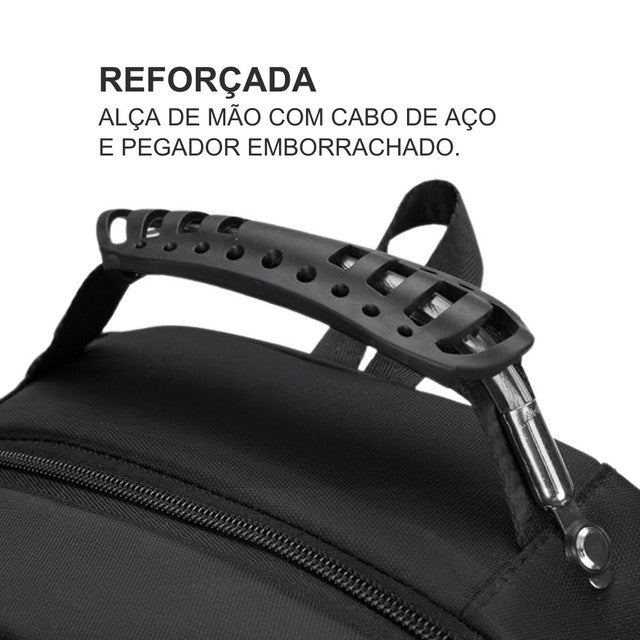 Mochila Bolsa Masculina Feminina Notebook Reforçada Anti Furto Semi Impermeável Escolar Trabalho Viagem Saída USB