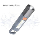 Mini Lanterna Led Longo Alcance Com Gancho Camping Resistente a água Recarregável USB