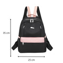 Mochila Bolsa casual Feminina Mulher Escolar Faculdade Passeio com o Chaveiro