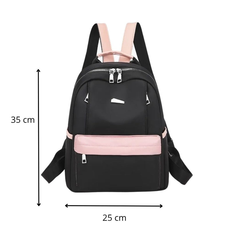Mochila Bolsa casual Feminina Mulher Escolar Faculdade Passeio com o Chaveiro