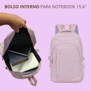 Mochila Grande Reforçada Impermeável para Notebook 15.6 Faculdade Escola Passeio Feminina Masculina