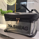Necessaire Bolsa Portátil Transparente impermeável Para Viagem Cosméticos Multifuncional