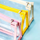 Necessaire Estojo Organizador para Viagem Transparente com Ziper Bolsa Feminina Masculino Maquiagem
