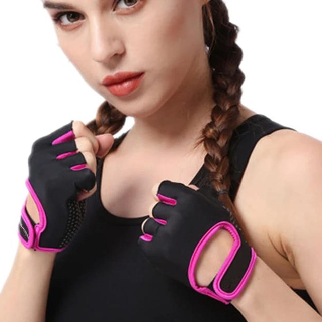 PAR DE LUVA PROFISSIONAL ACADEMIA ESPORTE TREINO MUSCULAÇÃO CICLISMO EXERCÍCIOS