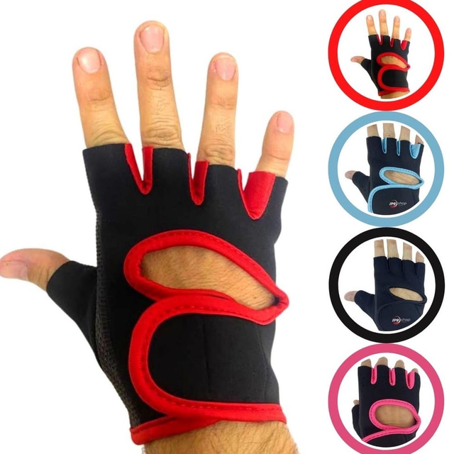 PAR DE LUVA PROFISSIONAL ACADEMIA ESPORTE TREINO MUSCULAÇÃO CICLISMO EXERCÍCIOS