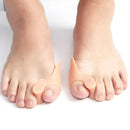 Par Protetor Ortopédico Joanete Alívio de Dor Separador Corretor de Dedos Antiderrapante Silicone