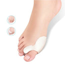 Par Protetor Ortopédico Joanete Alívio de Dor Separador Corretor de Dedos Antiderrapante Silicone