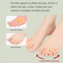 Par Separador de dedos do Pé em Silicone Gel Protetor Joanetes