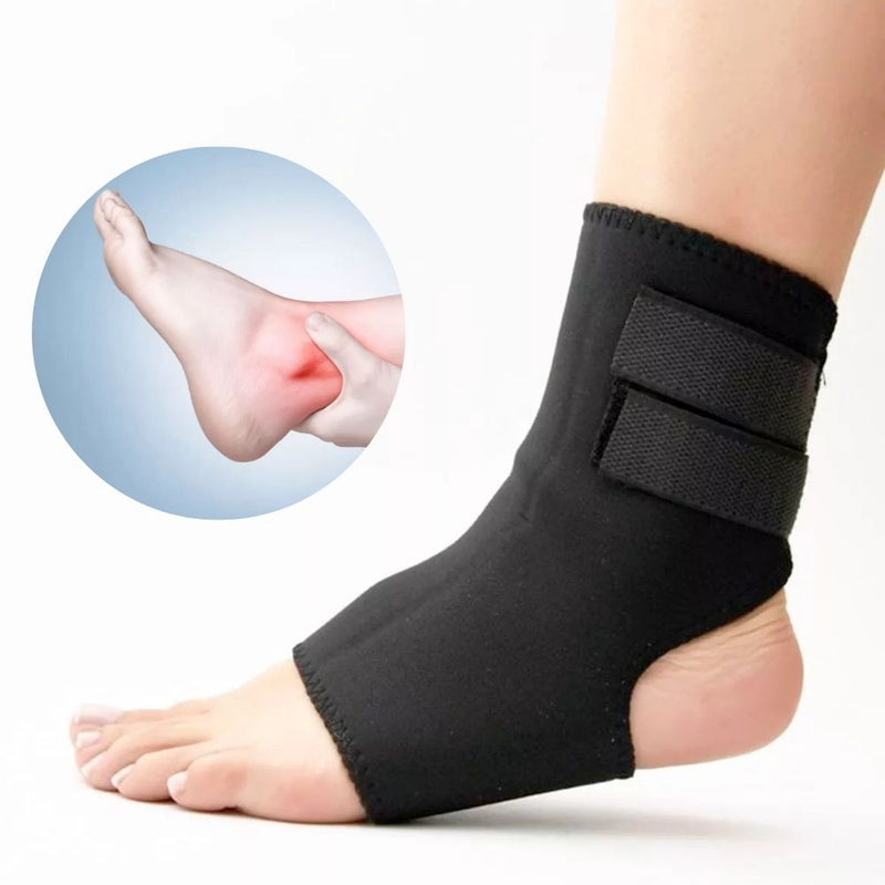 Tornozeleira Ortopédica Ajustável com reforço duplo