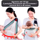 Canguru Ergonômico Carregador Bebe com Alça de Ombro Ajustável