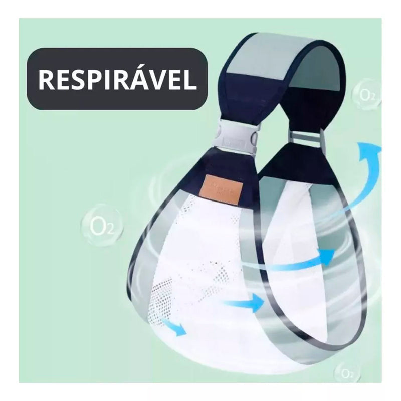 Canguru Ergonômico Carregador Bebe com Alça de Ombro Ajustável