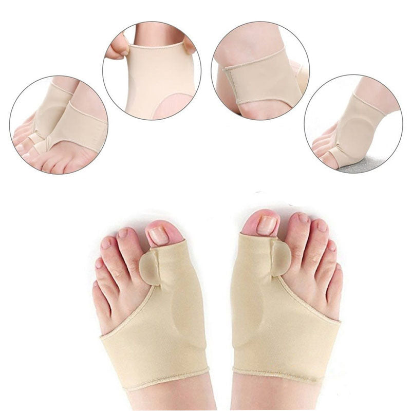 KIT PAR DE MEIAS PROTETOR ORTOPÉDICOS CORRETOR DE JOANETES