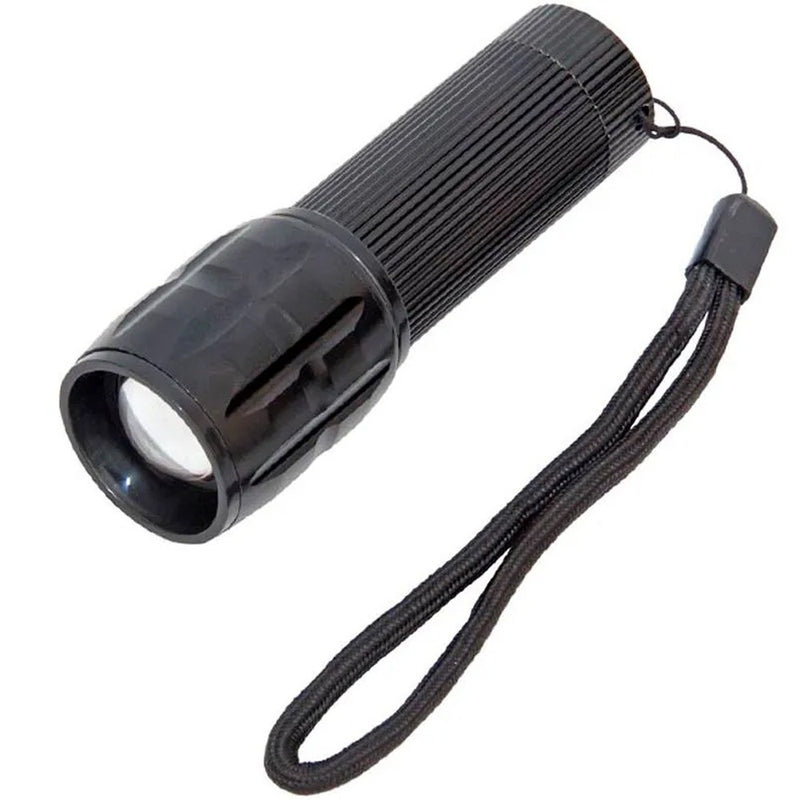 Lanterna Tática Com Zoom E Strobo